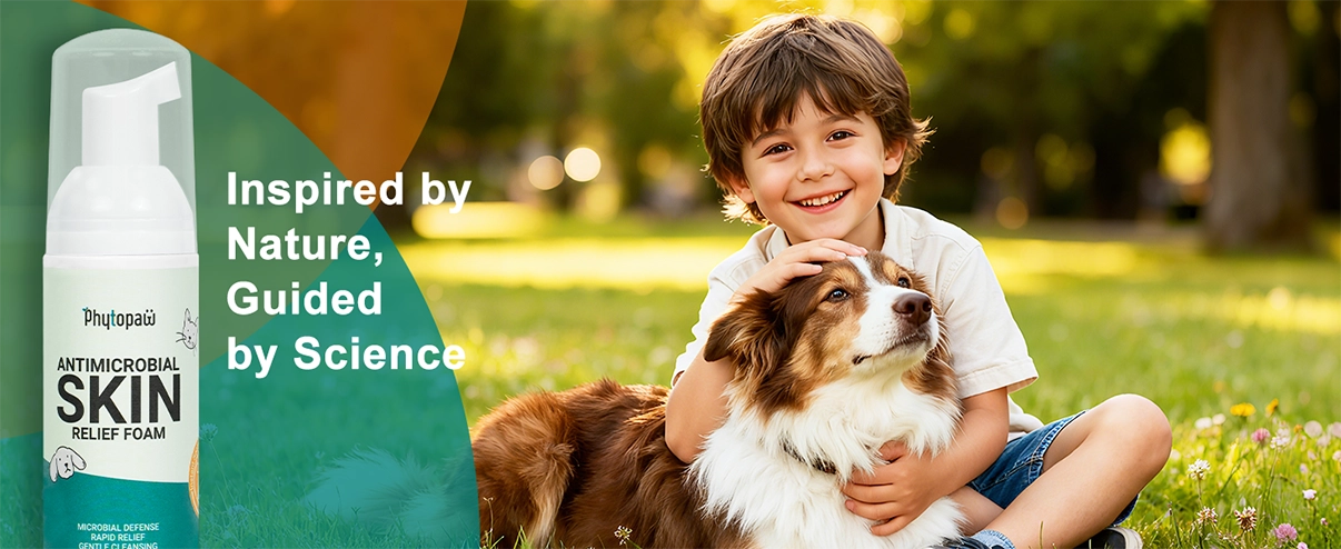 Espuma antimicrobiana para aliviar la piel