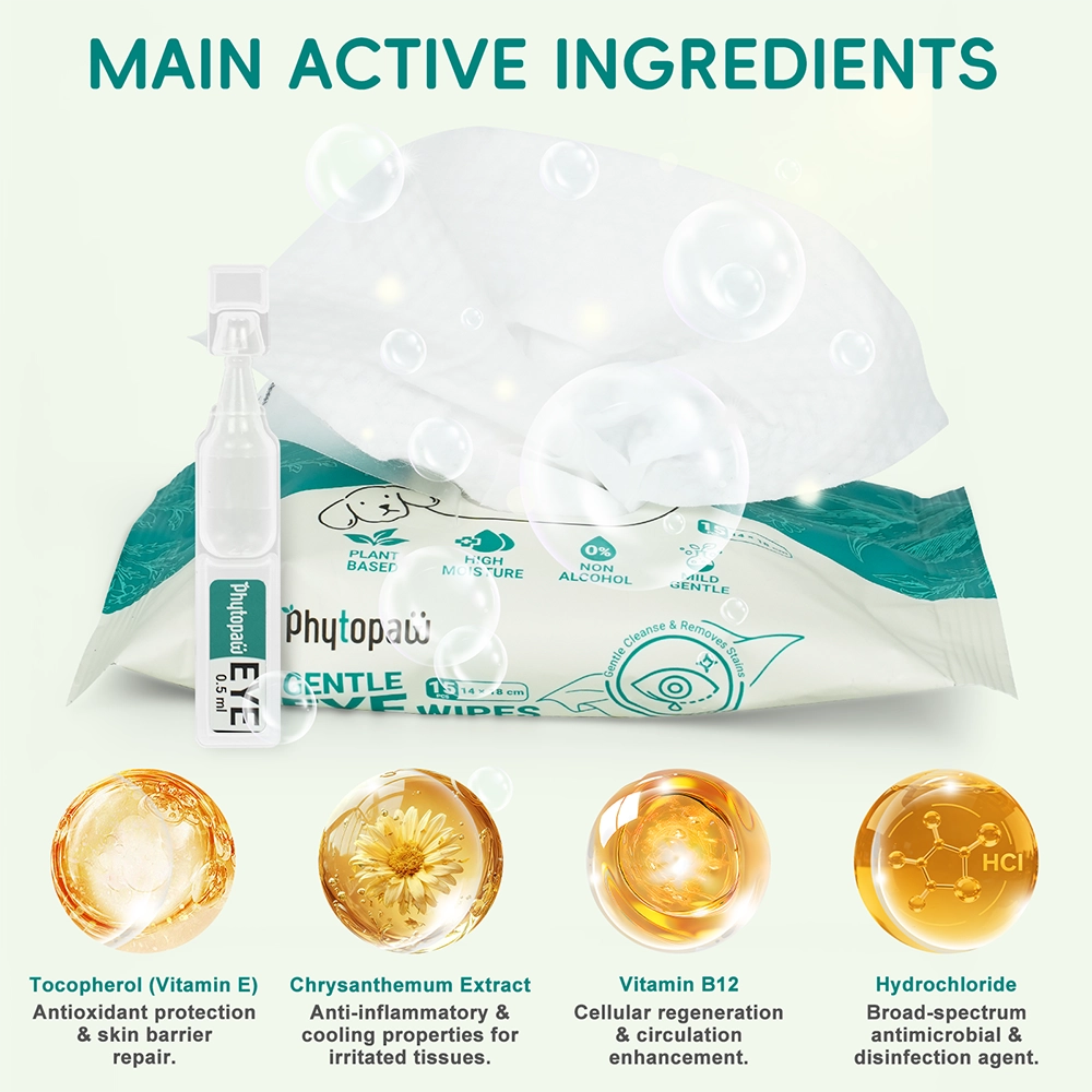 Gotas calmantes para el cuidado de los ojos